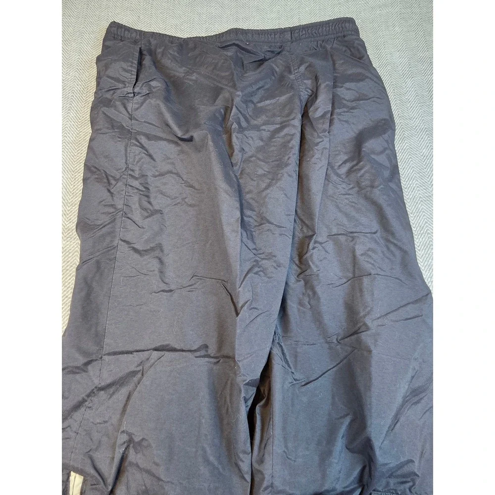 Nike Boys Black Nylon Track Pants Cargo Pocket XL 18-20 Windbreaker Joggers